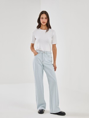 Lc Waikiki Yeni Sezon Wideleg Kadın Jean Pantolon