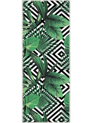 Modern Dekoratif Yıkanabilir Kaymaz Taban Halı – Ince, Yumuşak Salon Halısı, Mutfak Halısı ve Yolluk