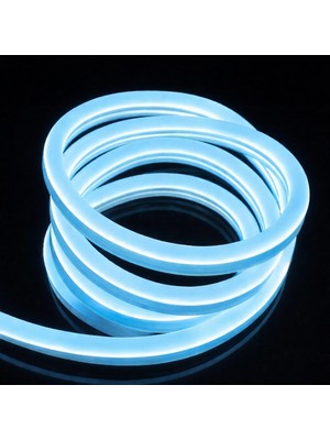 Sakin Enerji Neon Şerit LED 220 Volt Esnek Silikonlu Aydınlatma + Fiş Dahil