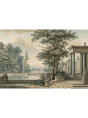 Arterior Wallpaper Antik Harabeler ve Manzara Poster Duvar Kağıdı