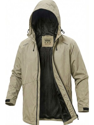 Ghassy Co. Erkek Rüzgarlık/Yağmurluk Outdoor Omuz Detaylı Mevsimlik Spor Ceket