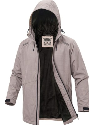 Ghassy Co. Erkek Rüzgarlık/Yağmurluk Outdoor Omuz Detaylı Mevsimlik Spor Ceket