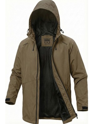 Ghassy Co. Erkek Rüzgarlık/Yağmurluk Outdoor Omuz Detaylı Mevsimlik Spor Ceket