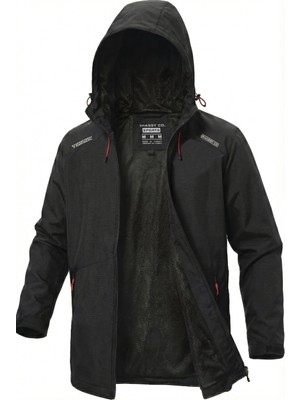Ghassy Co. Erkek Rüzgarlık/Yağmurluk Outdoor Omuz Detaylı Mevsimlik Spor Ceket