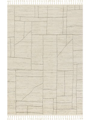 Norway Ince Yapılı Iskandinav Halı A0883A Gri