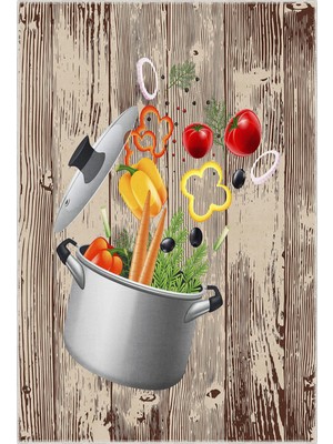 Modern Dekoratif Yıkanabilir Kaymaz Taban Halı – Ince, Yumuşak Salon Halısı, Mutfak Halısı ve Yolluk