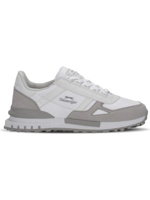 Slazenger Skate Erkek  Beyaz / Gri Koşu & Yürüyüş Spor Ayakkabısı