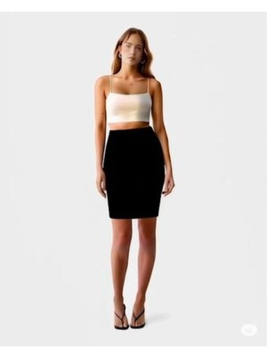 Eceylül Moda Scuba Krep Midi Boy (Diz Boy) Kalem Etek(Kısa Süreligine Lansman Fiyatı)