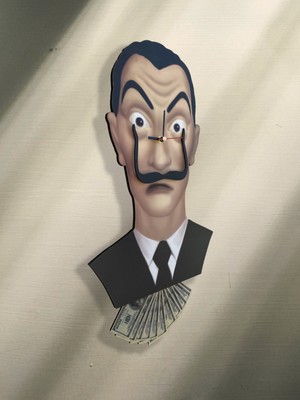 Goodtime Salvador Dali Sallanır Sarkaçlı Duvar Saati