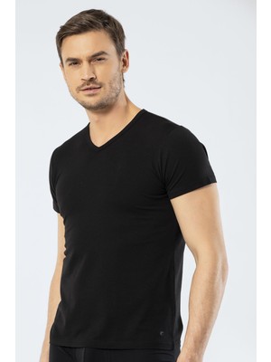 Cacharel Erkek V Yaka T-Shirt