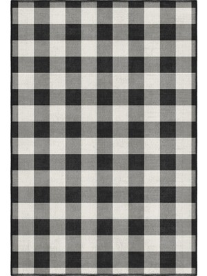 Homefesto Modern Dekoratif Yıkanabilir Kaymaz Taban Halı – Ince, Yumuşak Salon Halısı, Mutfak Halısı ve Yolluk