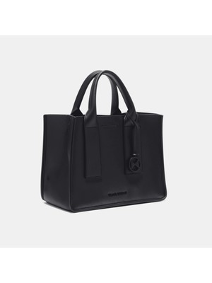 Black Ribbon Pure Mıdı Siyah El Çantası