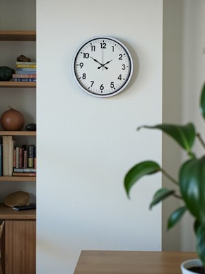 Zentime 36 cm Beyaz Dekoratif Duvar Saati