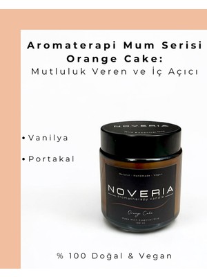 PremiumPort Doğal ve Vegan Aromaterapi Soya Mum - Taze Portakal Kokusu 100 ml