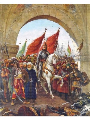 Fatih Sultan Mehmed Istanbul Kapılarında Poster Duvar Kağıdı