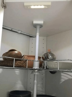 MegaVitrin Pilli Hareket Sensörlü Dolap Içi LED Aydınlatma - 4 Smd LED - Beyaz Işık - Mıknatıslı