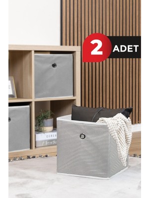 Helen's Home 2'li Kapaksız Sepet Organizer 30X30X30 cm