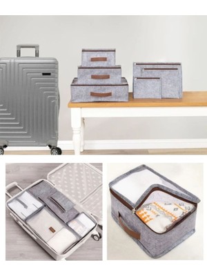 Helen's Home 6'lı Set Bavul Içi Düzenleyici, Bavul Organizer, Valiz Düzenleyici Set