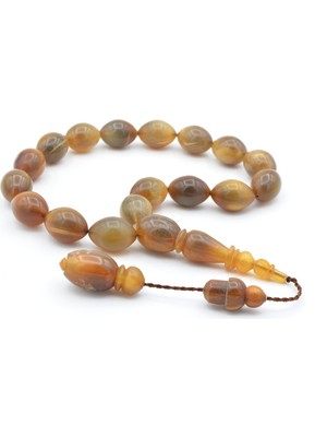 Murty99 Sistemli Beyzi Kesim Ceylan Boynuzu Efe Maskot Tesbih 008