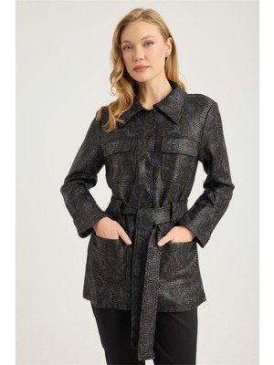 Home Store Piton Desenli Ceket