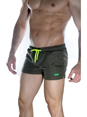 bebekokusu Erkek Yeşil Mini Mayo Short