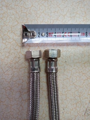 Diril Yapı Market 70 cm Flex Paslanmaz Çelik Örgülü Bağlantı Hortumu 3/8*3/8 Rekorlu (25 Ad)