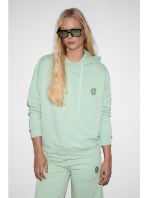 Grimelange Elıtsa Kadın Mint Yeşil Sweatshirt