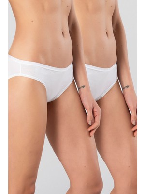 Türen Kadin Biyeli Pamuklu Bikini Külot 2'li Paket