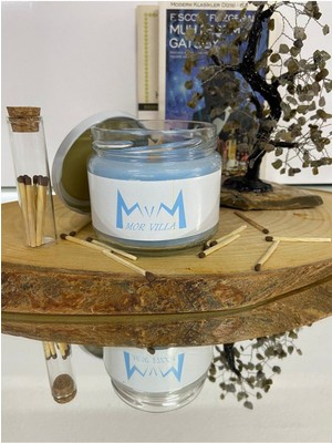 PremiumPort Renkli Cam Kavanoz Kokulu Mum, Uzun Süreli, Dekoratif ve Soya Mum