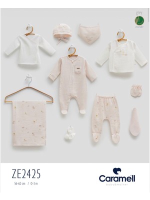 Caramell Jungle Friends Müslin Tulumlu 10 Lu Hastane Cıkısı