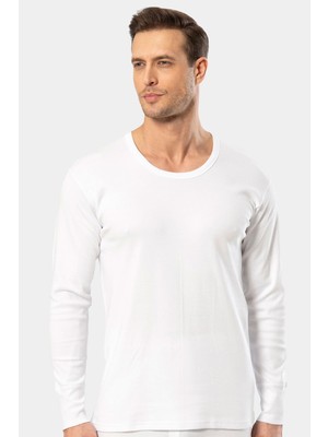 Cacharel Türen Erkek Interlok Uzun Kollu Fanila