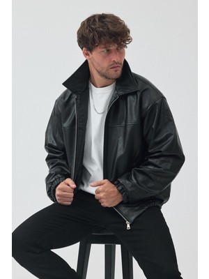 Baselco Old Money Oversize Deri Ceket