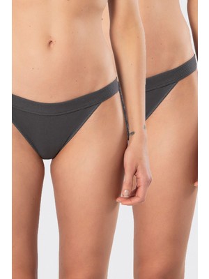 Türen Kadin Likrali Ribana Tanga 2'li Paket