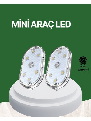 Mestore Dokunmatik Sensörlü Şarjlı Araç Içi Ambiyans Aydınlatma