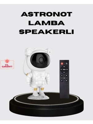 Mestore 8 Efektli Astronot Galaxy Projektör Uzaktan Kumandalı LED Gece Lambası