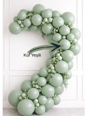 Kalisan Küf Yeşili Organizasyon Balonu