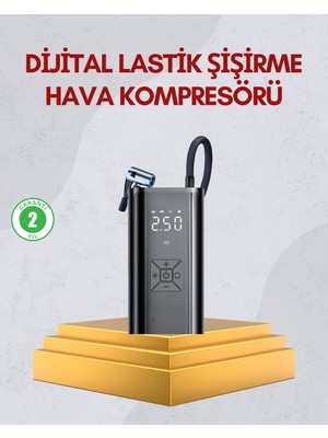Mestore Kablosuz Kullanımlı Dijital Kontrollü Taşınabilir Şişirme Cihazı