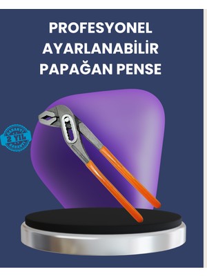 Mestore Ayarlanabilir Papağan Pense Çelik Gövde Profesyonel Kurbağacık