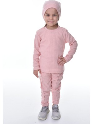 Buufuu Kız Çocuk Bereli Pamuk Uzun Kol Alt Üst Takım