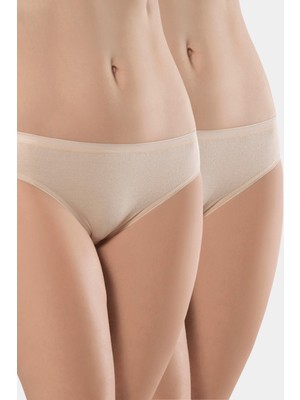 Türen Kadin Biyeli Pamuklu Bikini Külot 2'li Paket