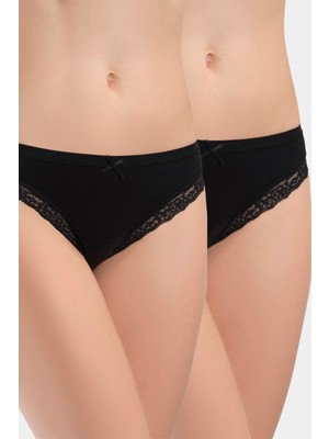 Türen Kadin Likrali Fistolu Bikini (2'li Paket)
