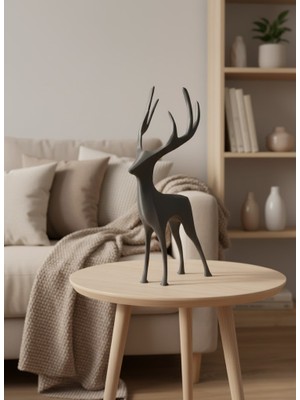 Mestore Geyik Figürü Gri