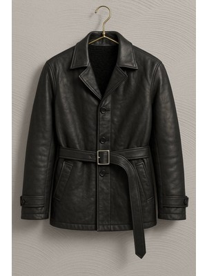 Baselco Premium Slim Fit Içi Kürklü Midi Bpyderi Trençkot