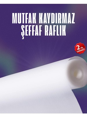 Mestore Su Geçirmez Kaydırmaz Raflık ve Çekmece Astarı 3 Metre