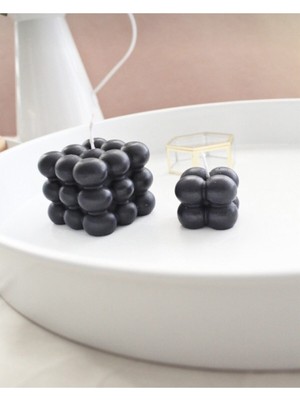 PremiumPort Büyük ve Mini Bubble Mum Seti, Ferah ve Renkli Atmosferler Için