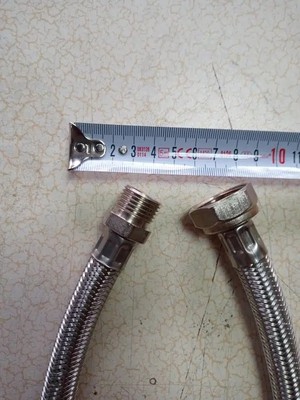 Diril Yapı Market 70 cm Kalın Çelik Örgülü Bağlantı Hortumu 1/2r*1/2n (25 Ad)