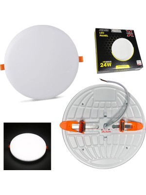 LED Panel Spot Ayarlanabilir Beyaz 24W Ledx
