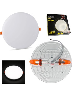 LED Panel Spot Ayarlanabilir Beyaz 36W 22CM Ledx