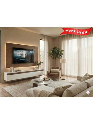 PlatinReyon Pure Line Ceviz Tv Ünitesi
