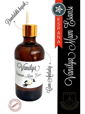 PremiumPort Vanilya Esanslı Premium Mum ve Buhurdanlık, 100 Ml, Şık ve Doğal Ortamlar